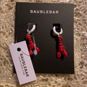 Baublebar lobster enamel hoops